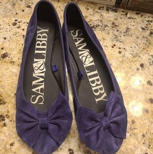 Navy flats